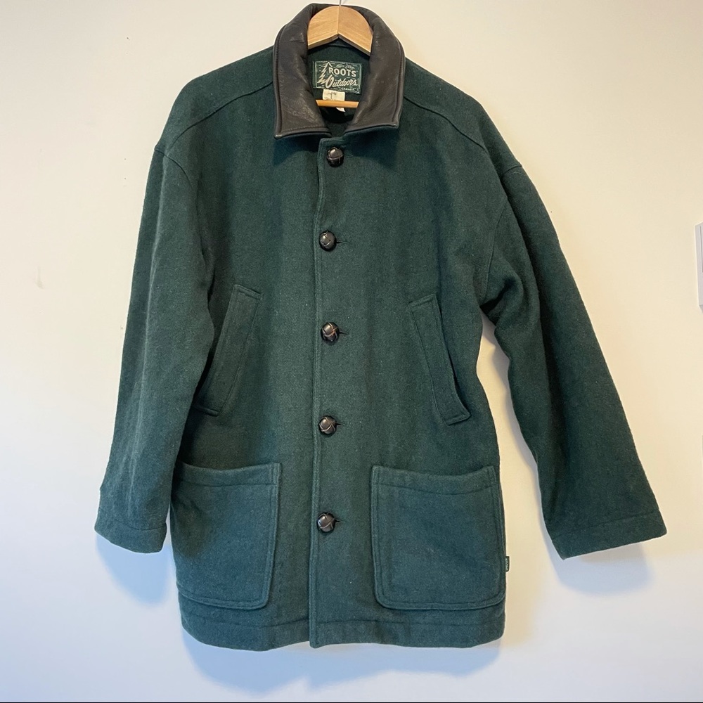 Vintage 90s Wool Roots Jacket Shacket